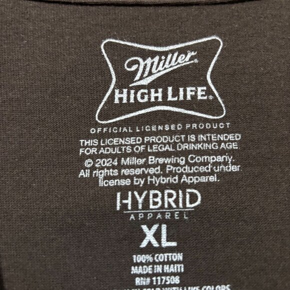 Miller High Life Beer Promo T-shirt size extra large - Picture 4 of 4